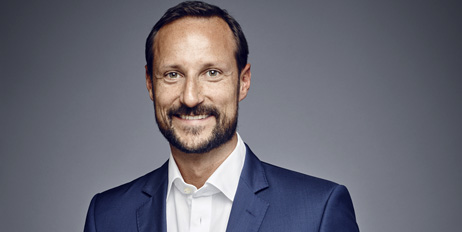 Kronprinsen var til stede på åpningen av Aqua Nor 15. august.