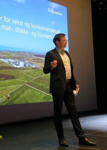 Gaute Lenvik i NHO Mat & Drikke snakket om Bioøkonomi.